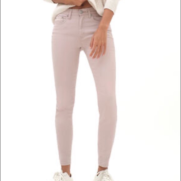 High-Rise Color Wash Jegging Pink Note Size 2 - Picture 3 of 12